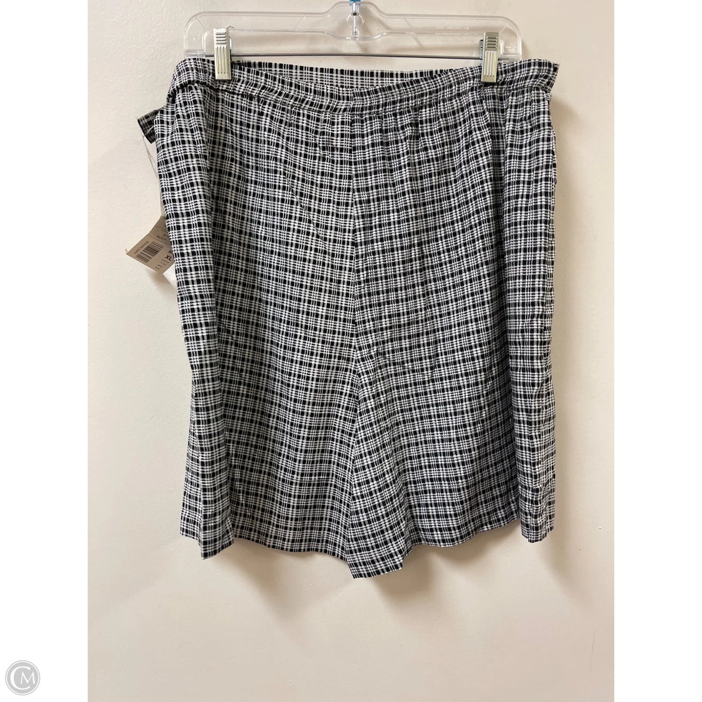 Skirt Midi By Bechamel In Black & White, Size: Xl