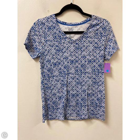 Top Short Sleeve Basic By Croft And Barrow In Blue, Size: S