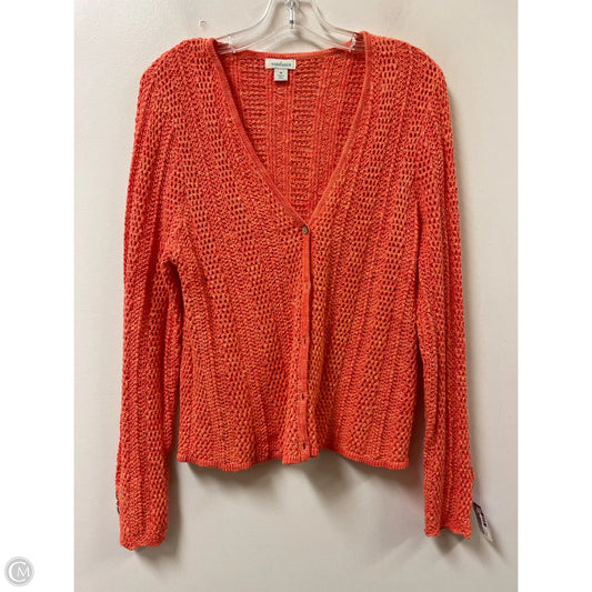 Sweater Cardigan By Sundance In Orange, Size: M