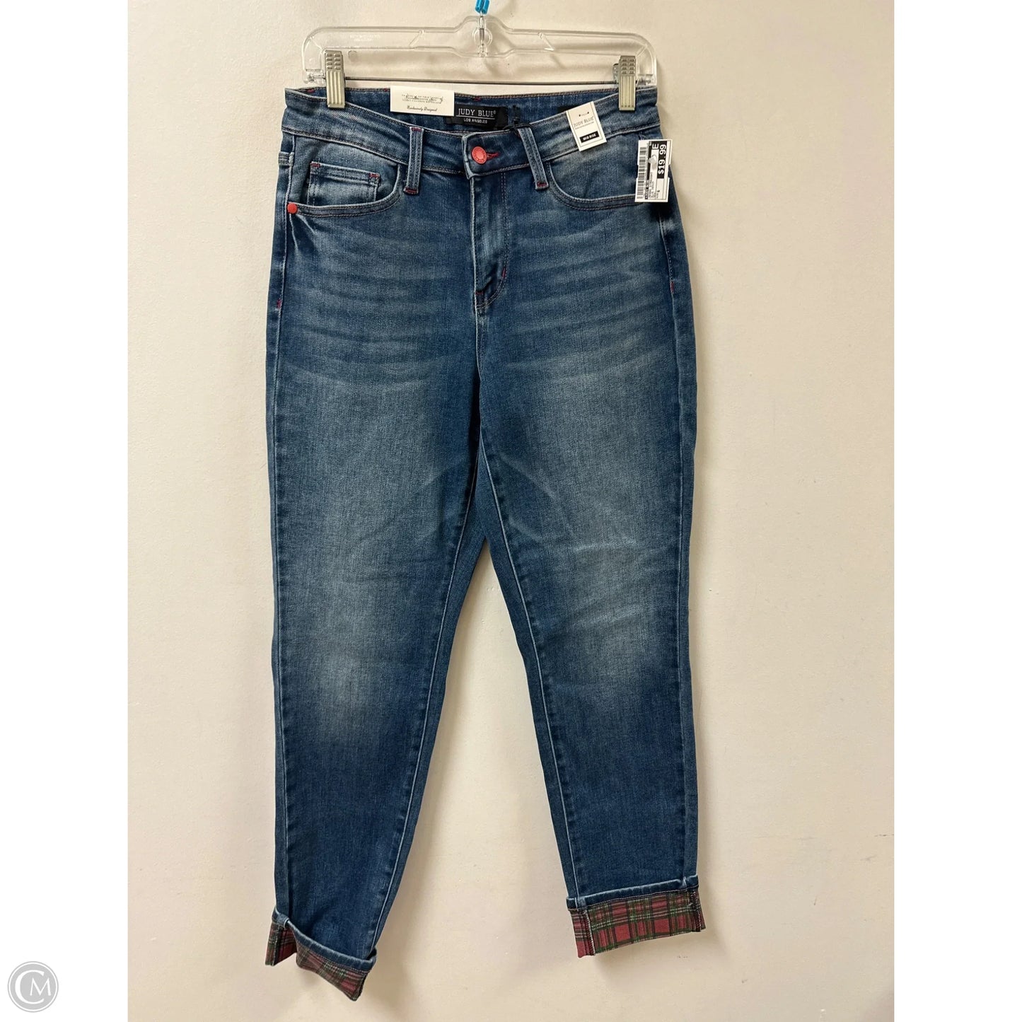 Jeans Straight By Judy Blue In Blue Denim, Size: 6