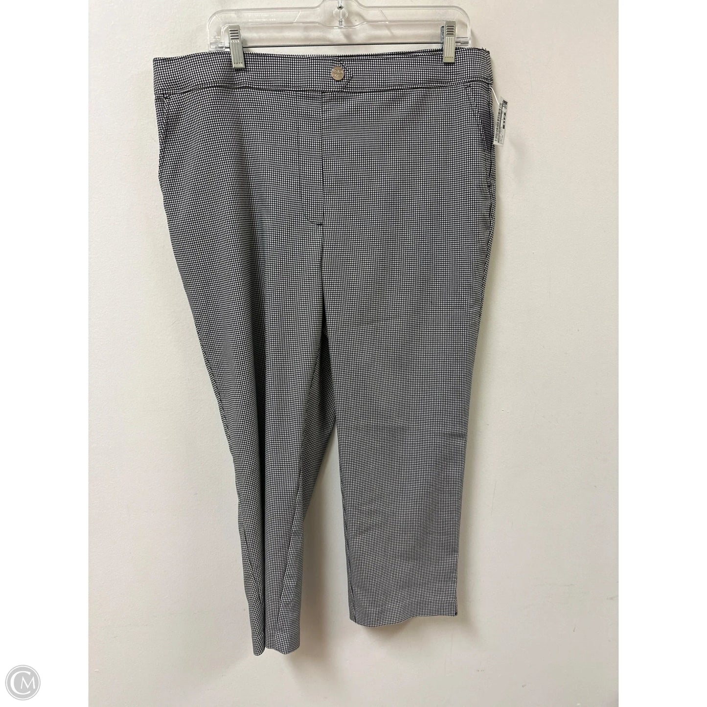 Pants Dress By Rafaella In Black & White, Size: 16