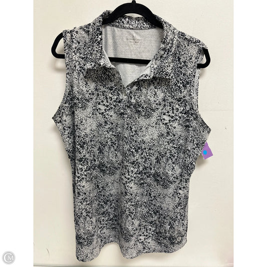 Athletic Top Short Sleeve By Bette And Court In Grey, Size: Xl