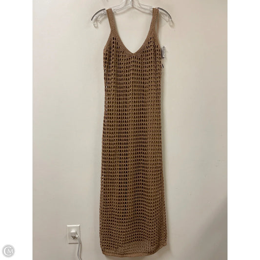 Dress Casual Maxi By Zara In Tan, Size: S