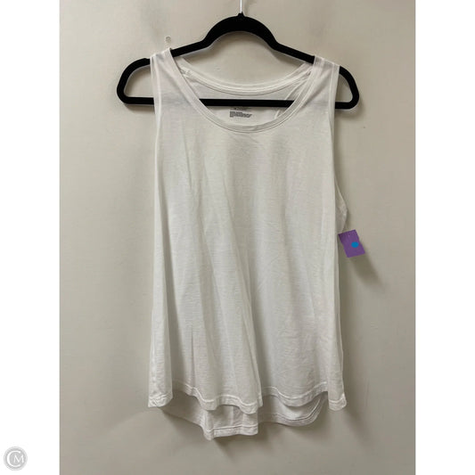 Athletic Tank Top By Tek Gear In White, Size: 2x