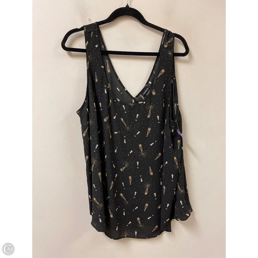 Top Sleeveless By Torrid In Black, Size: 3x