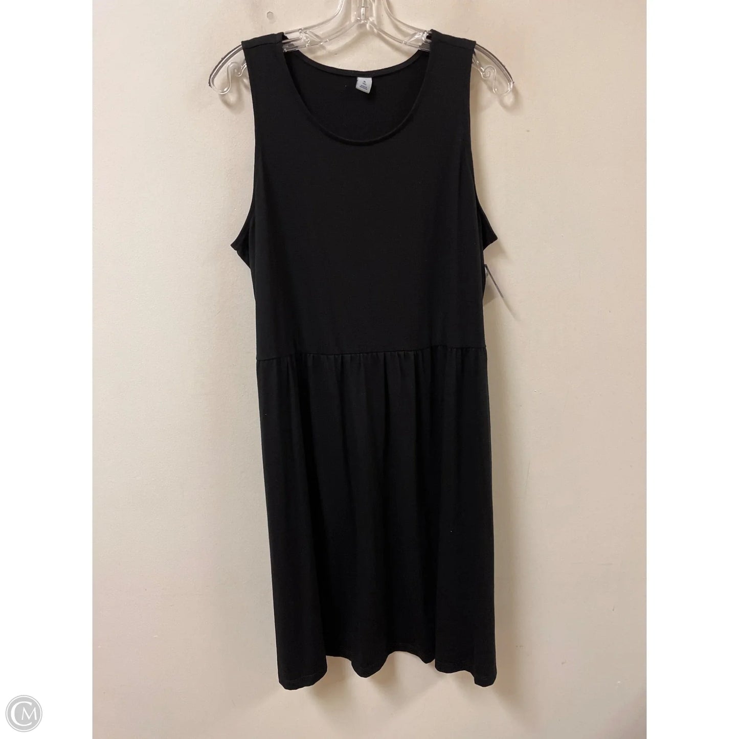 Dress Casual Midi By Old Navy In Black, Size: Xl