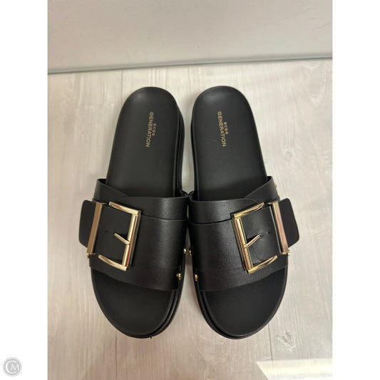 Sandals Heels Platform By Bcbg In Black, Size: 11