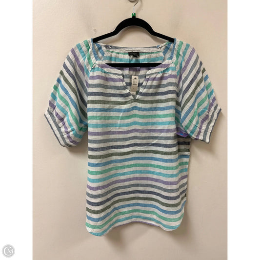 Top Short Sleeve By Talbots In Multi-colored, Size: M