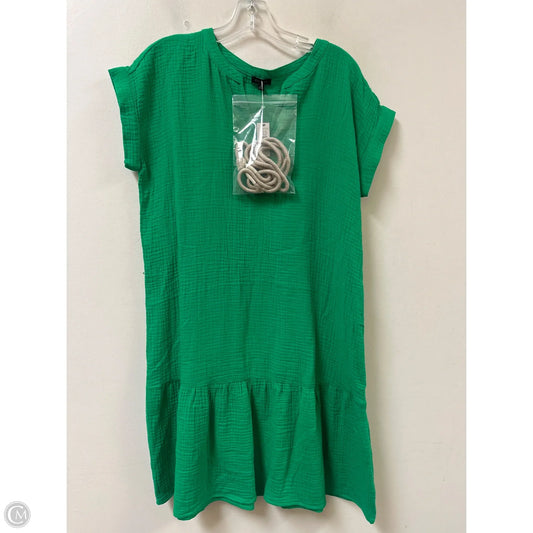 Dress Casual Midi By Talbots In Green, Size: M