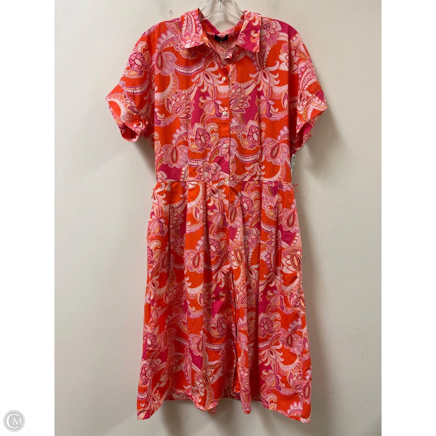 Dress Casual Maxi By Talbots In Orange, Size: S