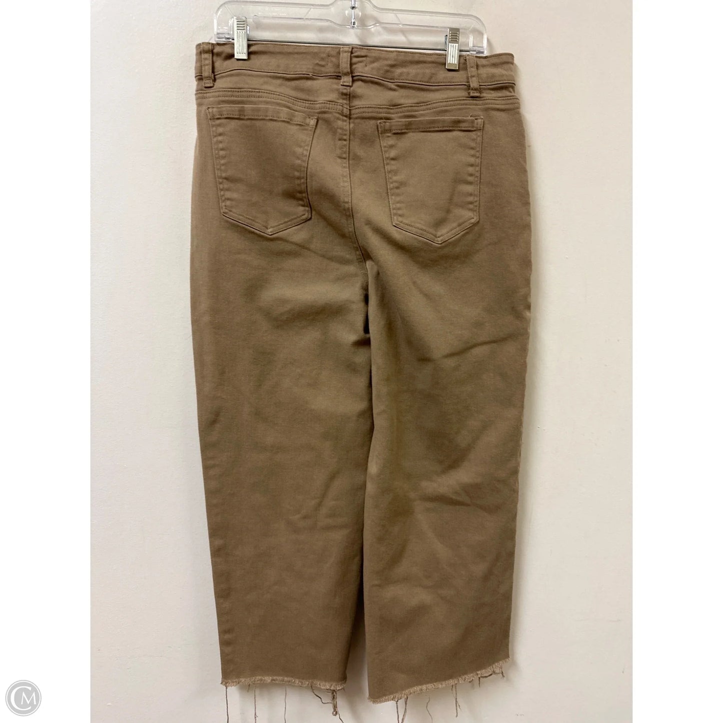Jeans Flared By One 5 One In Tan, Size: 12