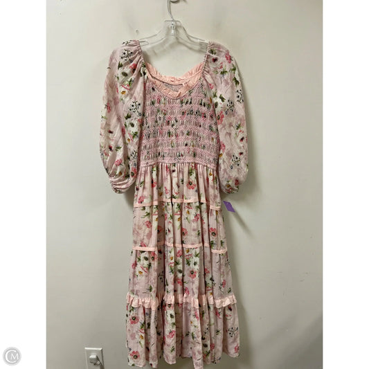 Dress Casual Maxi By Clothes Mentor In Pink, Size: S
