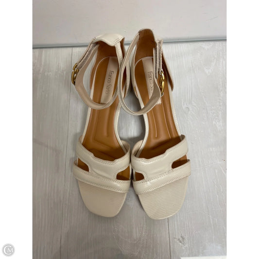 Shoes Heels Wedge By Franco Sarto In Cream, Size: 10