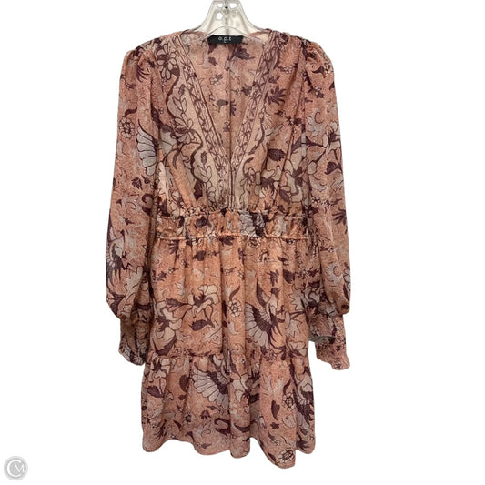 Dress Casual Midi By Clothes Mentor In Floral Print, Size: M