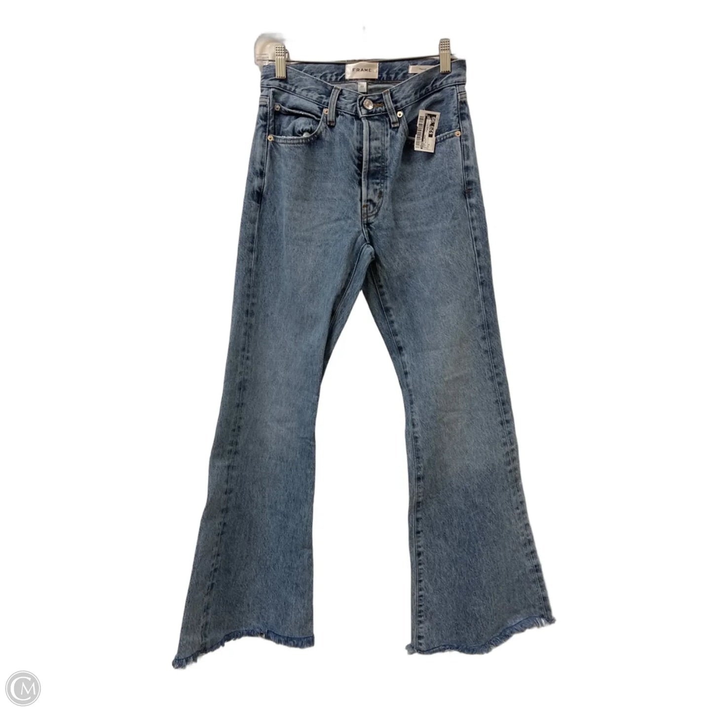Jeans Flared By Frame In Blue Denim, Size: 0