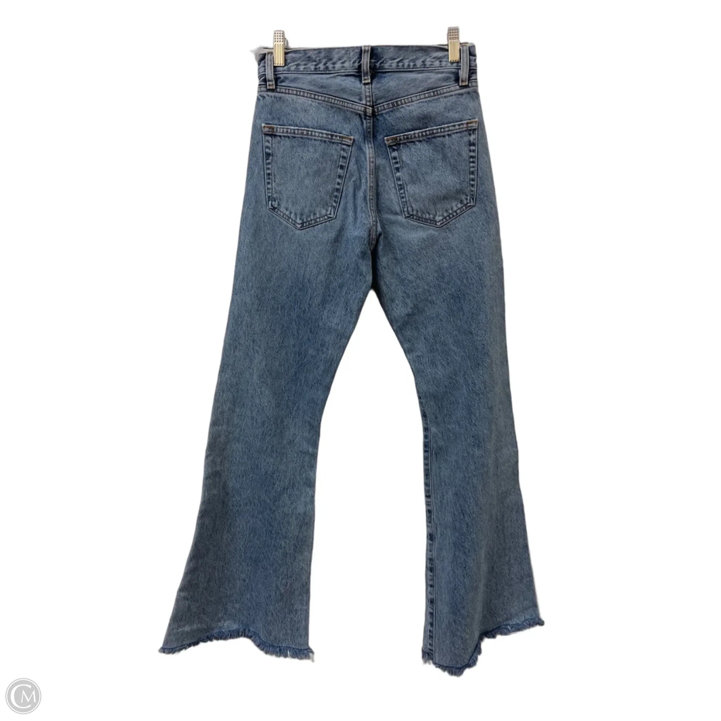 Jeans Flared By Frame In Blue Denim, Size: 0