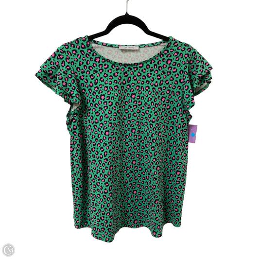 Top Short Sleeve By Ces Femme In Green, Size: S