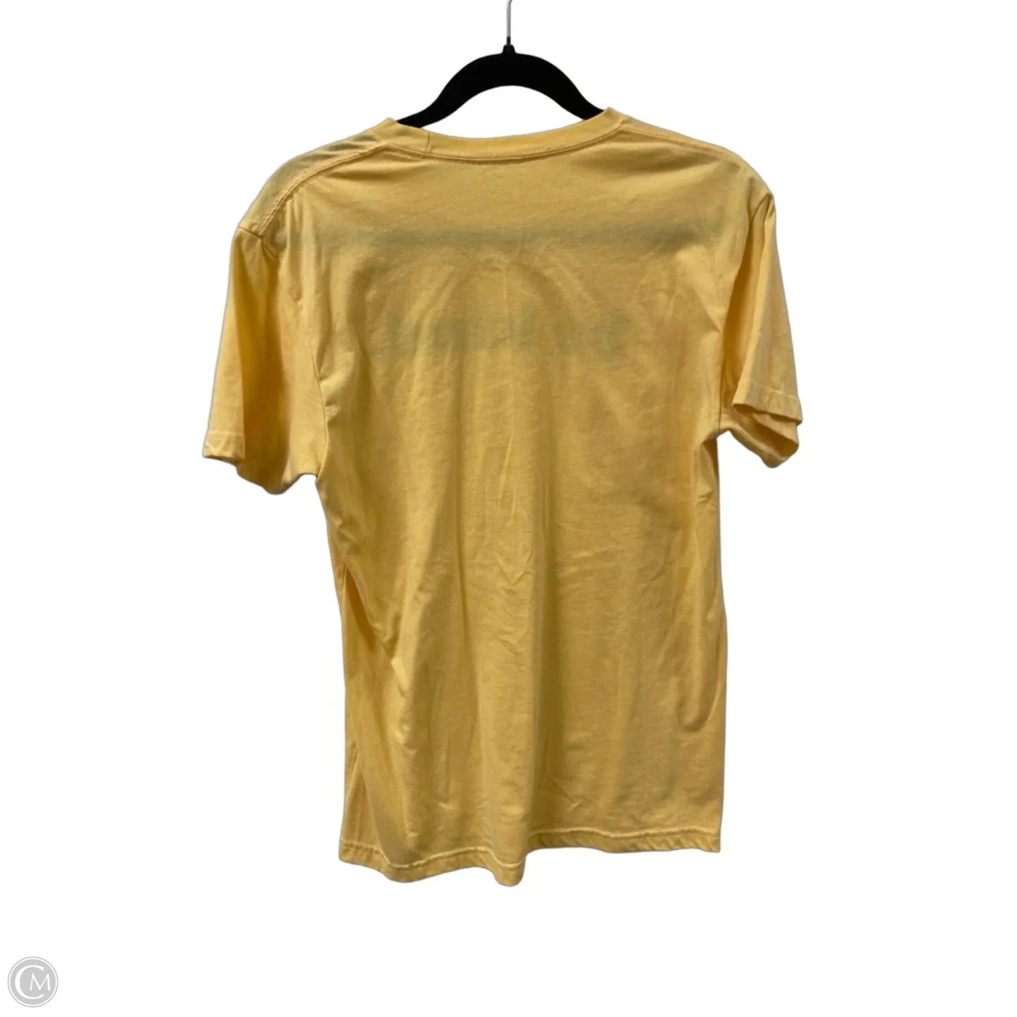 Top Short Sleeve By Clothes Mentor In Yellow, Size: L
