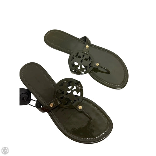 Sandals Designer By Tory Burch In Green, Size: 9.5