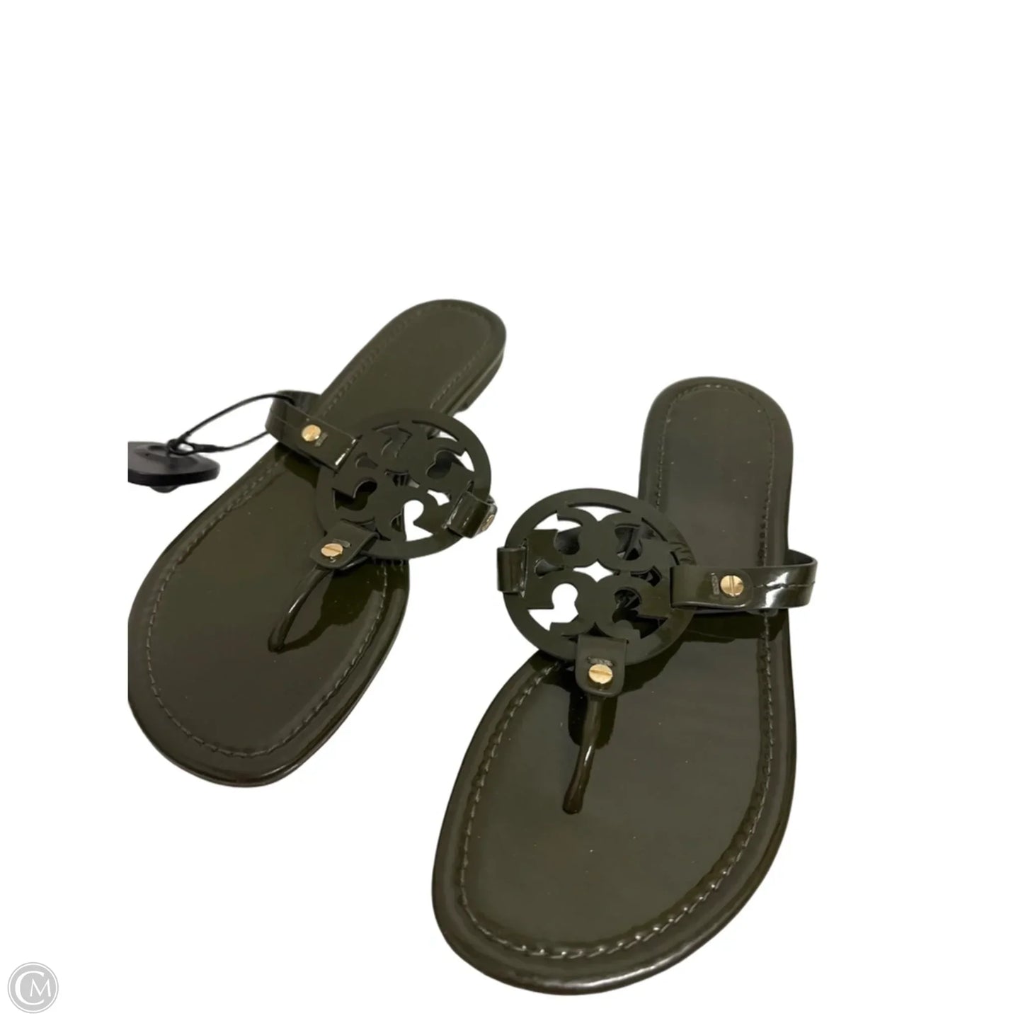 Sandals Designer By Tory Burch In Green, Size: 9.5