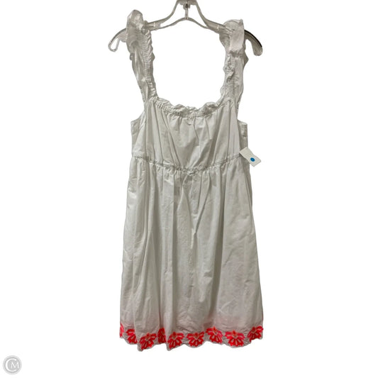 Dress Casual Midi By J. Crew In White, Size: 12