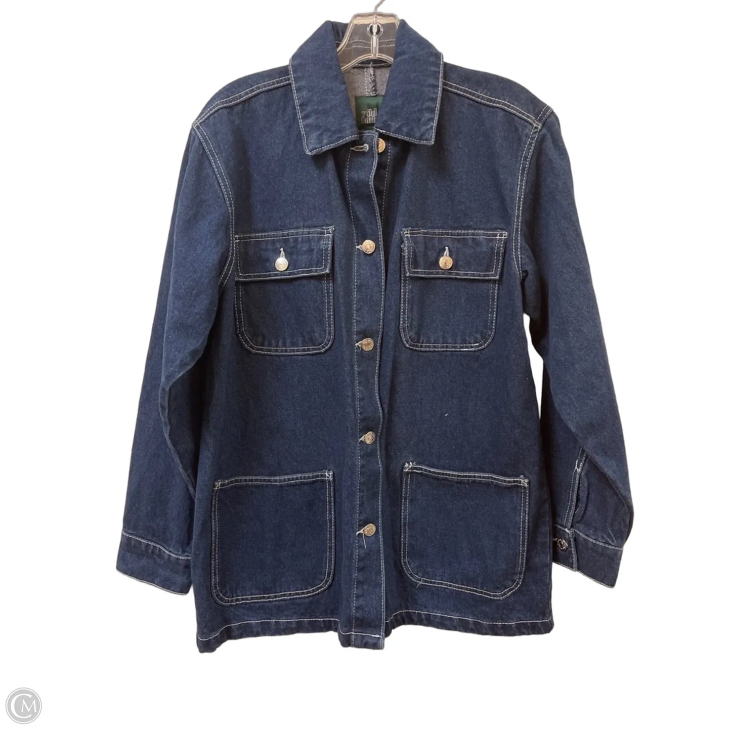 Jacket Denim By Wild Fable In Blue Denim, Size: Xs