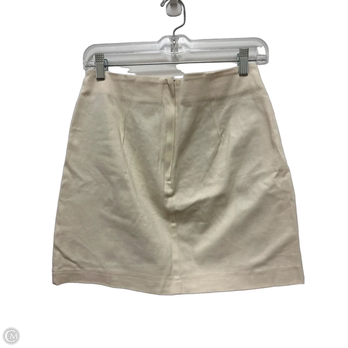 Skirt Midi By Blue Rain In Cream, Size: 10