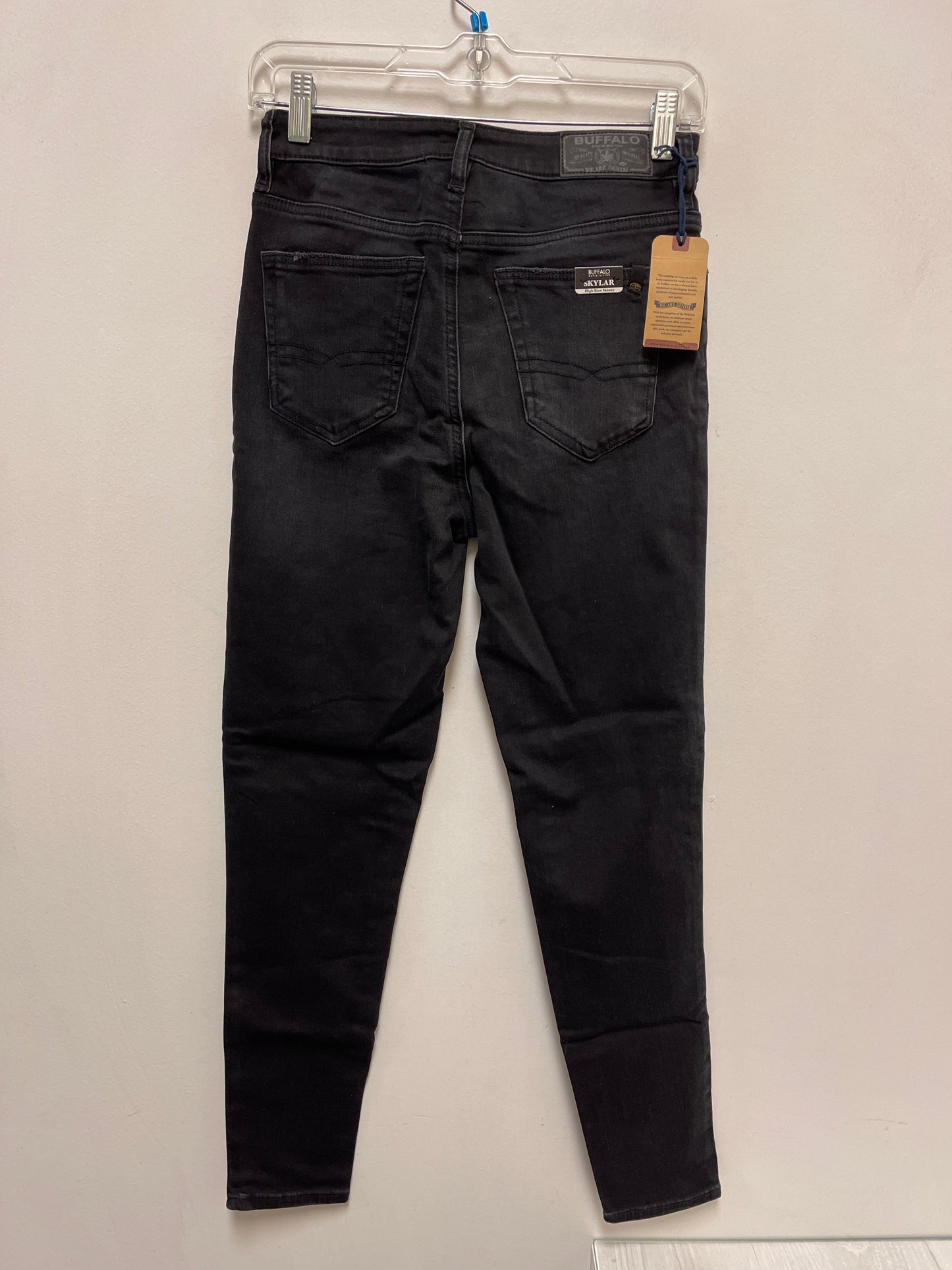 Jeans Skinny By Buffalo David Bitton In Black Denim, Size: 4