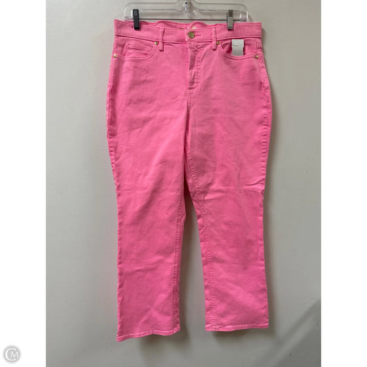 Jeans Designer By Lilly Pulitzer In Pink Denim, Size: 12