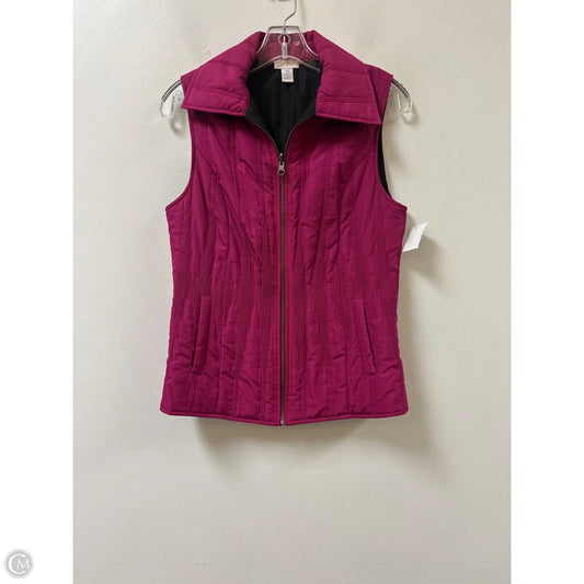 Vest Puffer & Quilted By Chicos In Pink, Size: S