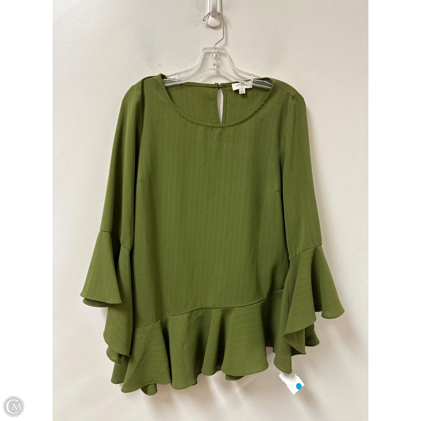 Top Long Sleeve By Umgee In Green, Size: S