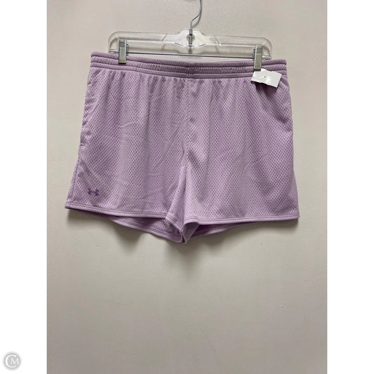 Athletic Shorts By Under Armour In Purple, Size: L