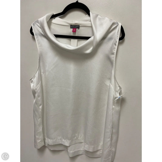 Top Sleeveless By Vince Camuto In White, Size: Xl