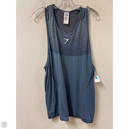 Athletic Tank Top By Gym Shark In Blue, Size: Xl