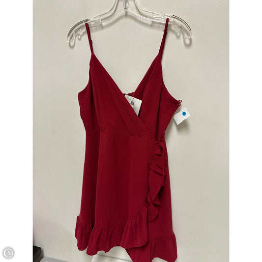 Dress Casual Short By Altard State In Red, Size: L