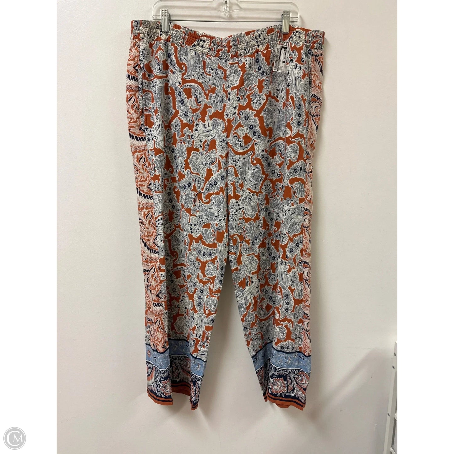 Pants Wide Leg By Anthropologie In Orange, Size: 12p