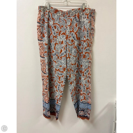 Pants Wide Leg By Anthropologie In Orange, Size: 12p