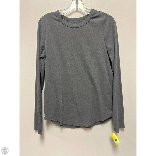 Top Long Sleeve By No Boundaries In Grey, Size: Xl