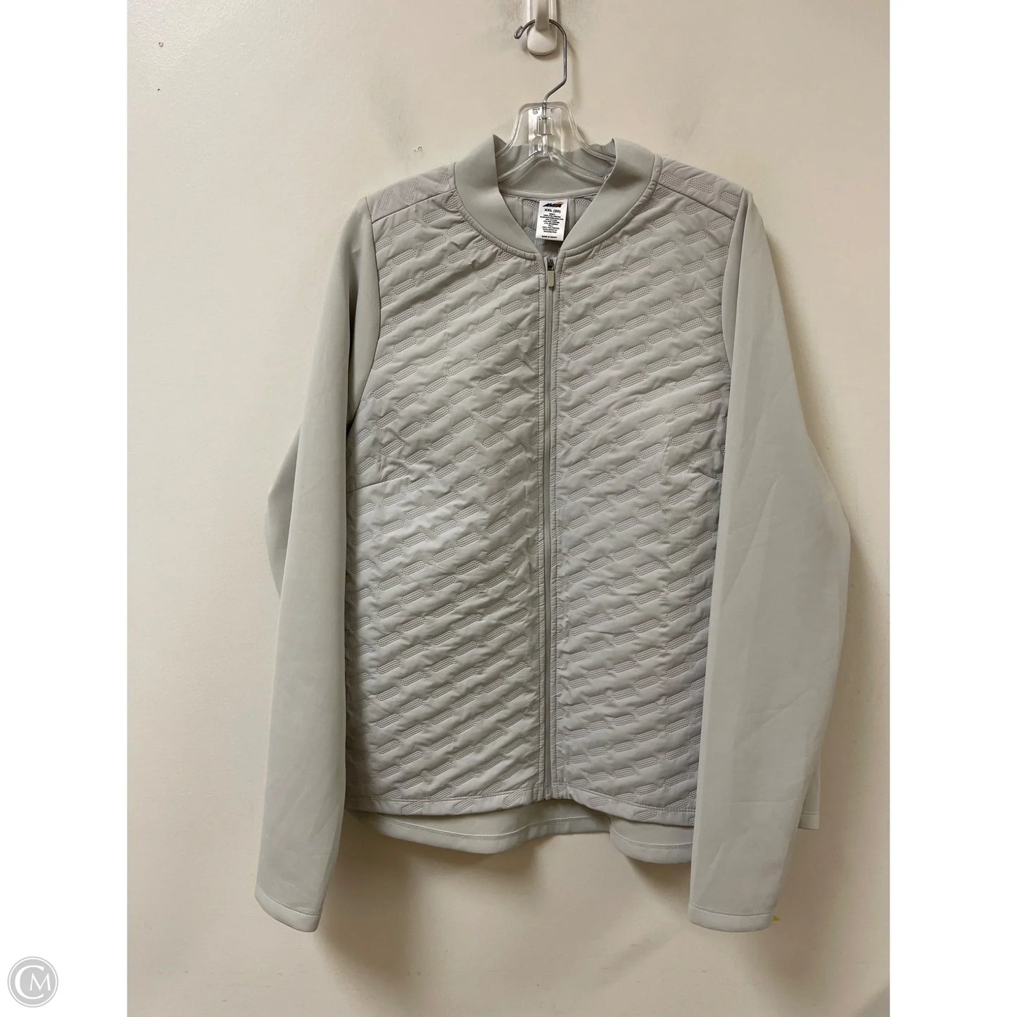 Athletic Jacket By Avia In Grey, Size: 1x
