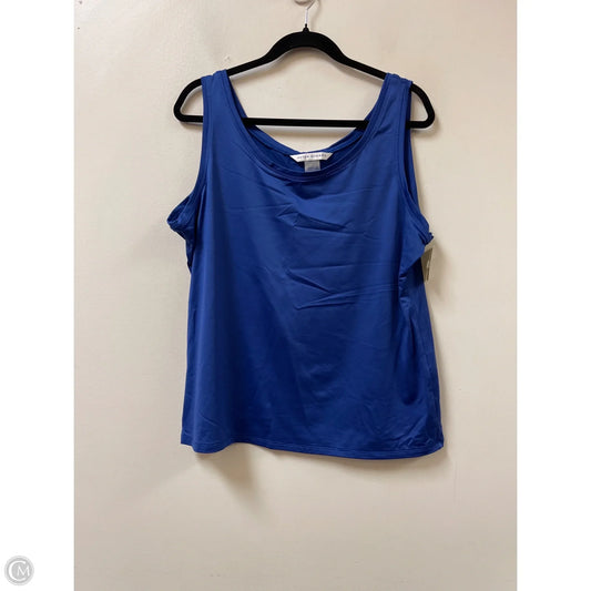 Tank Top By Peter Nygard In Blue, Size: Xl