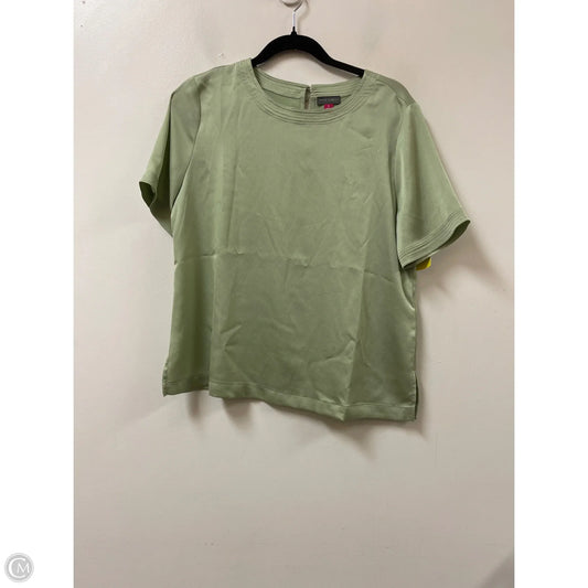 Top Short Sleeve By Vince Camuto In Green, Size: S