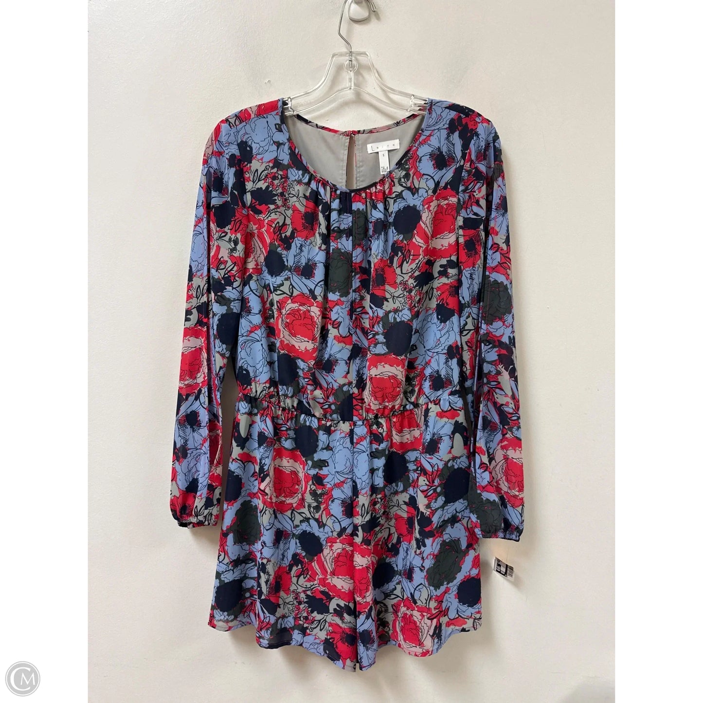 Romper By Leith In Blue & Red, Size: S