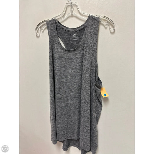 Athletic Tank Top By Athletic Works In Grey, Size: Xl