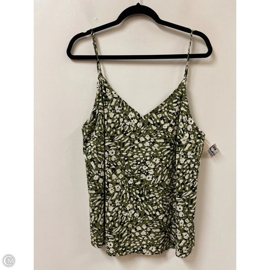 Top Sleeveless By Liverpool In Green, Size: L