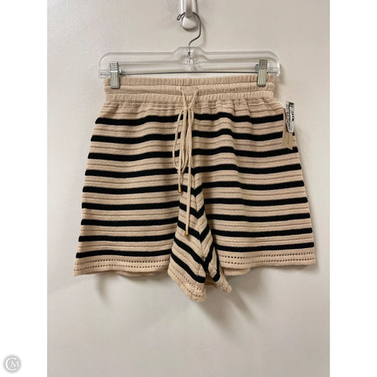 Shorts By She + Sky In Black & Cream, Size: 4
