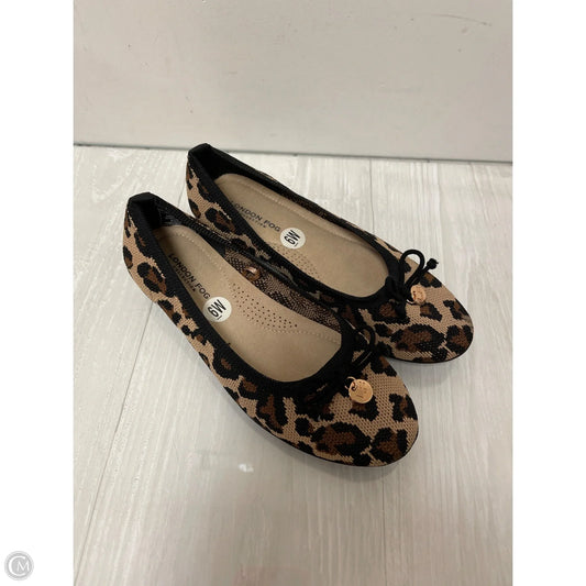 Shoes Flats By London Fog In Animal Print, Size: 6