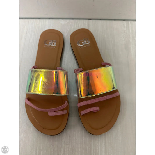 Sandals Flats By Gianni Bini In Pink, Size: 7