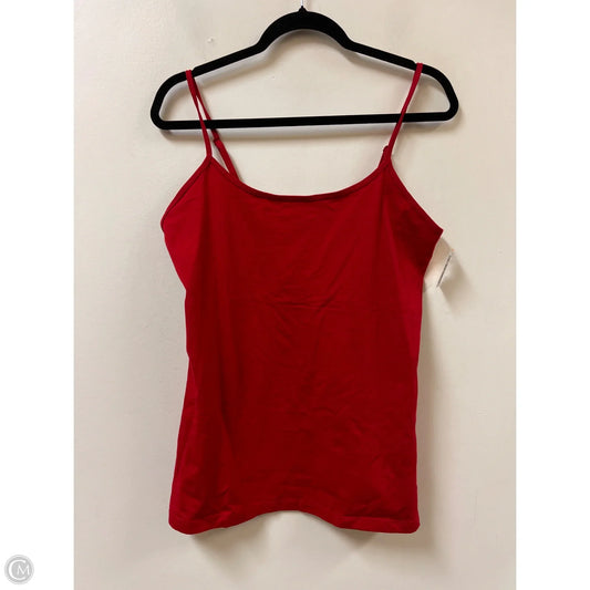 Tank Top By Sonoma In Red, Size: L