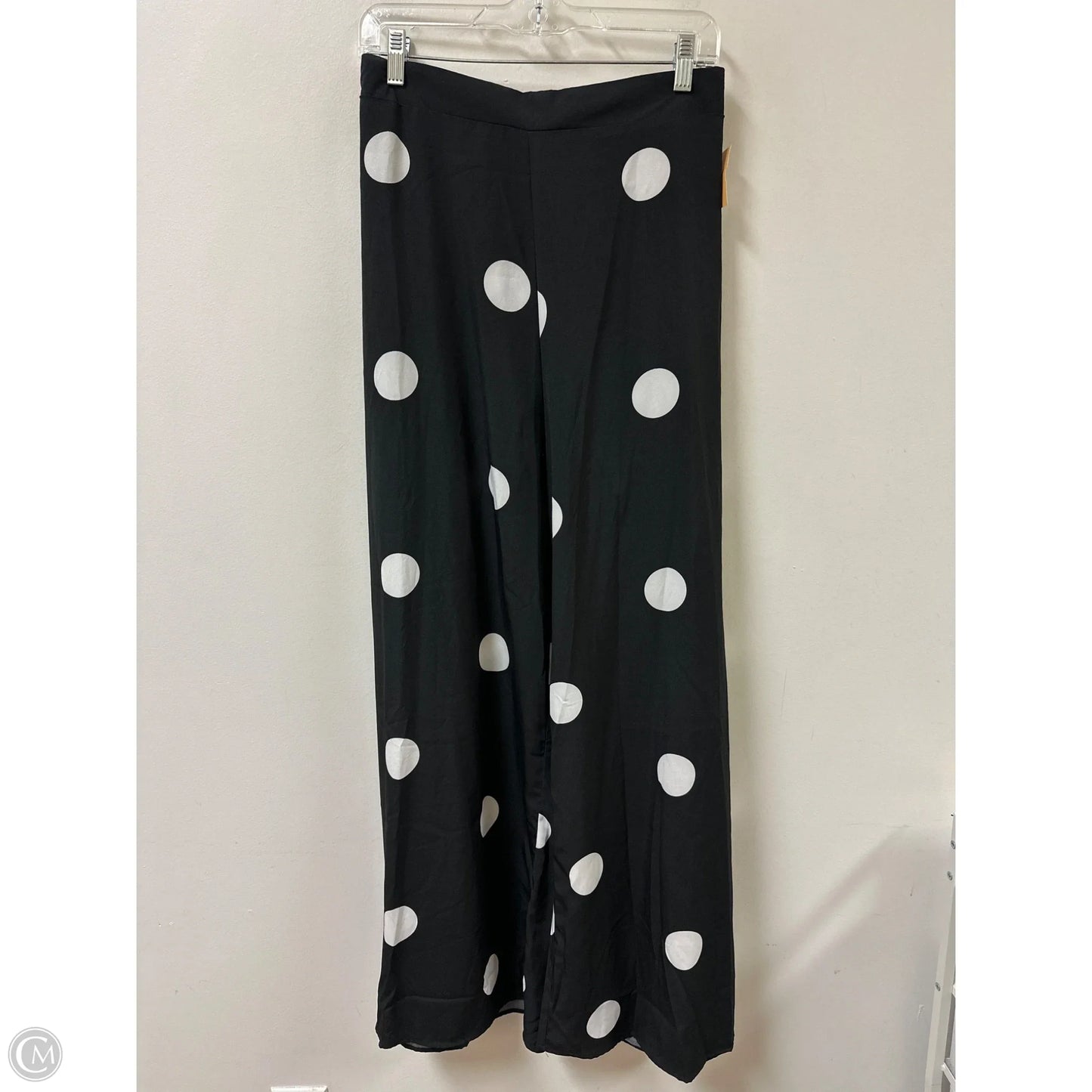 Pants Wide Leg By Shein In Polkadot Pattern, Size: 26