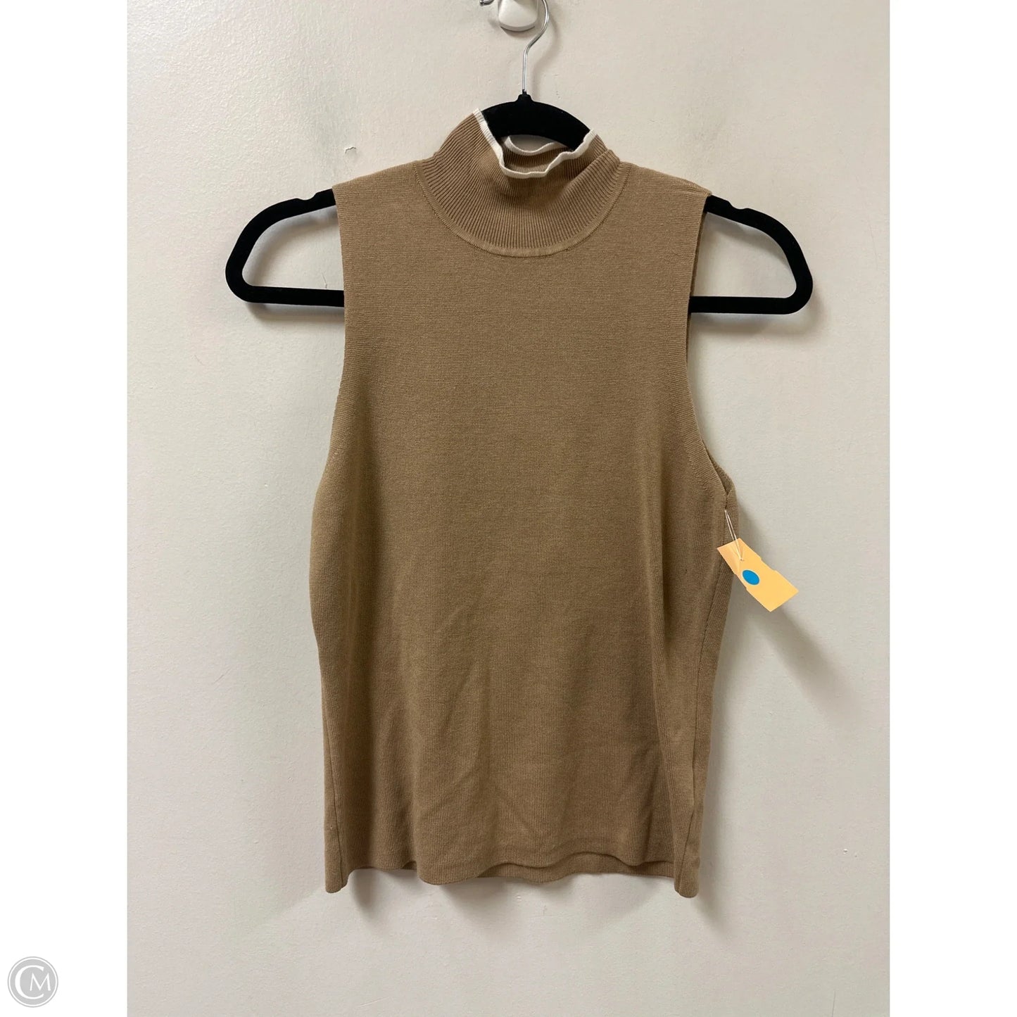 Sweater Short Sleeve By Express In Brown, Size: M